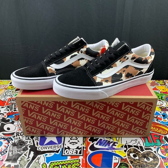 Vans Old Skool Brown Camo Womens Various Sizes - Picture 1 of 13